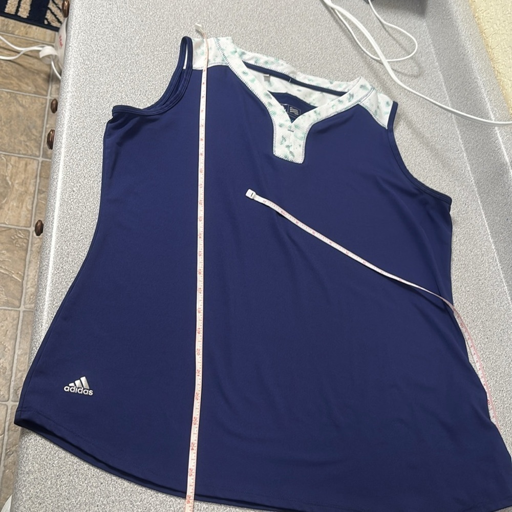 Adidas Climacool Women's Blue Sleeveless Top - Picture 8 of 8